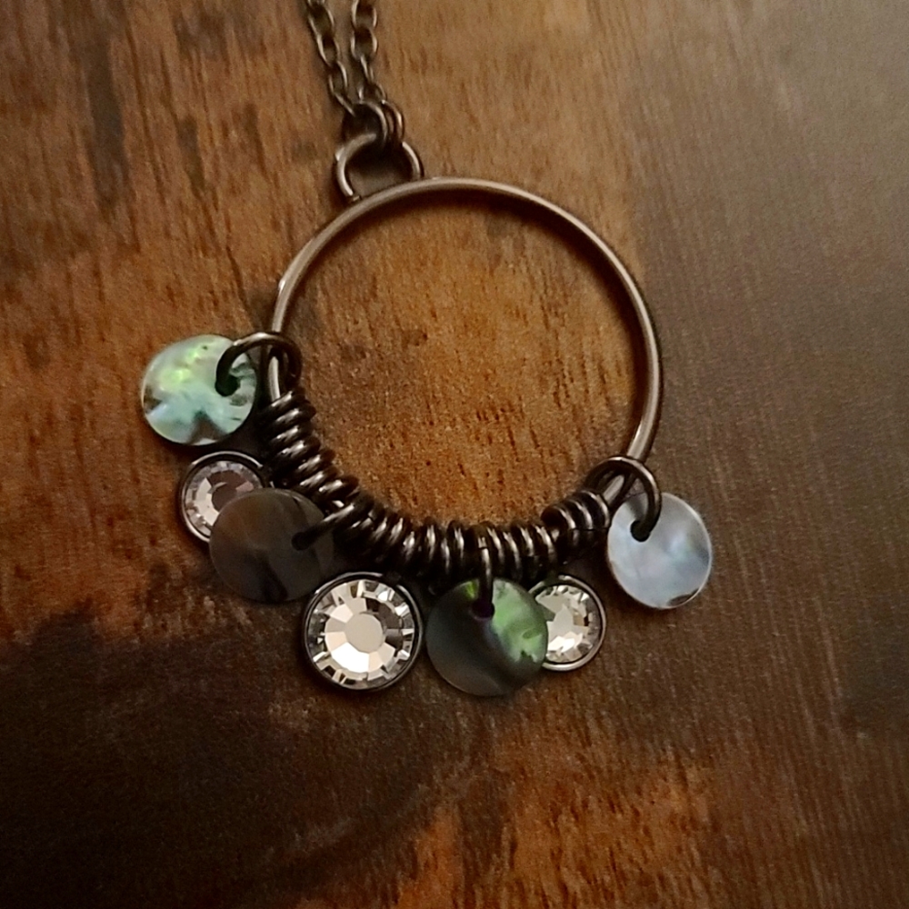 Lia Sophia velveteen necklace